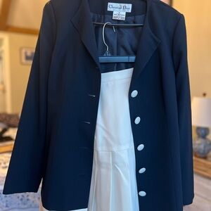 Vintage Christian Dior Women's Suit - Jacket and Skirt